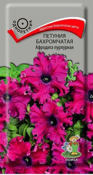 Петуния Афродита пурпурная 10шт (цвет.пакет)  -  П (1)