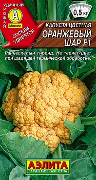 Капуста цветная Оранжевый шар 5шт.