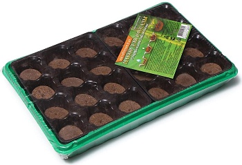 Набор для рассады с торфяными таблетками 24шт. д.41мм
