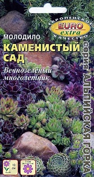 Молодило Каменистый сад, смесь (многол.) (цвет.пакет)  -  АЭ