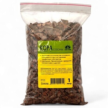 Кора сосны мелкая 1л Сады Аурики
