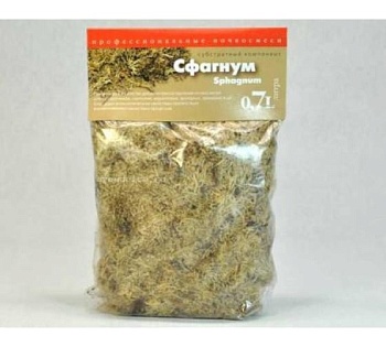 Мох Сфагнум, 0,7л Сады Аурики