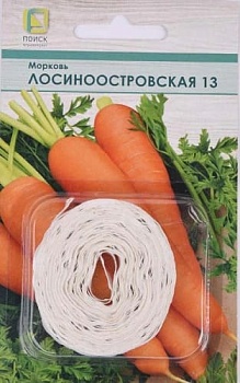 Морковь Лосиноостровская 13 (350шт) (лента)