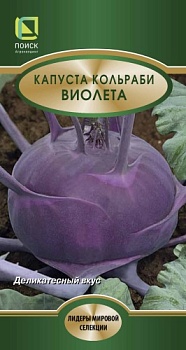 Капуста кольраби Виолета (0,5гр) (цвет.пакет)   -  П