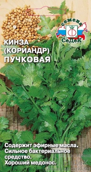 Кориандр (Кинза) пучковая 2гр (цвет.пакет)  -  Седек