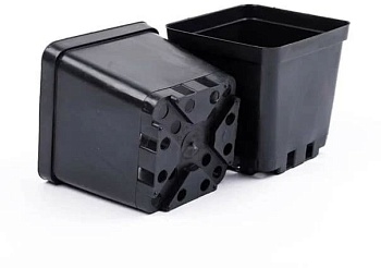 Горшок технологический 1л 11*11*11см литой квадрат