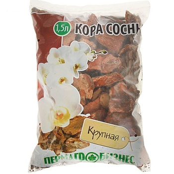 Кора сосны 1,5л крупная