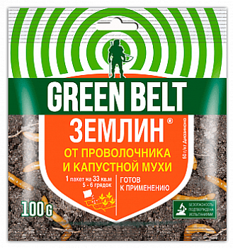 Землин (Пакет 100гр). Средство от проволочника, медведки и др. вредителей